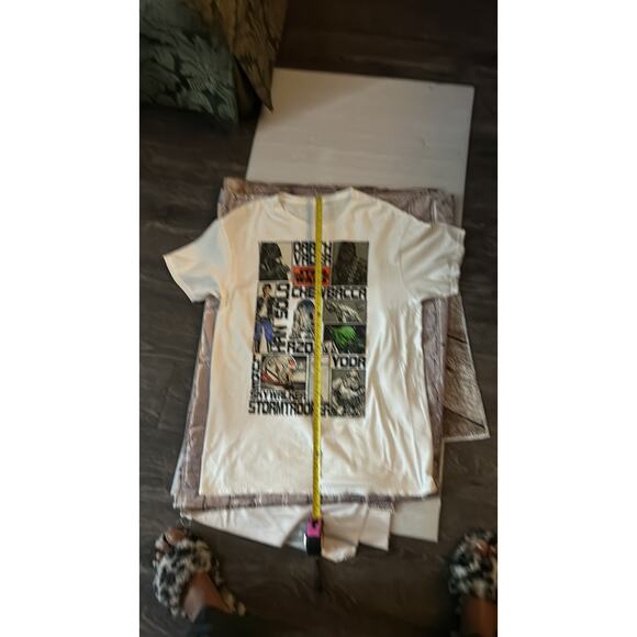 Star Wars Graphic Tee No Size SciFi Cosplay Comicon Yoda Chewbacca Han Solo - Picture 8 of 8